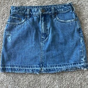 Free People Denim Mini Skirt.